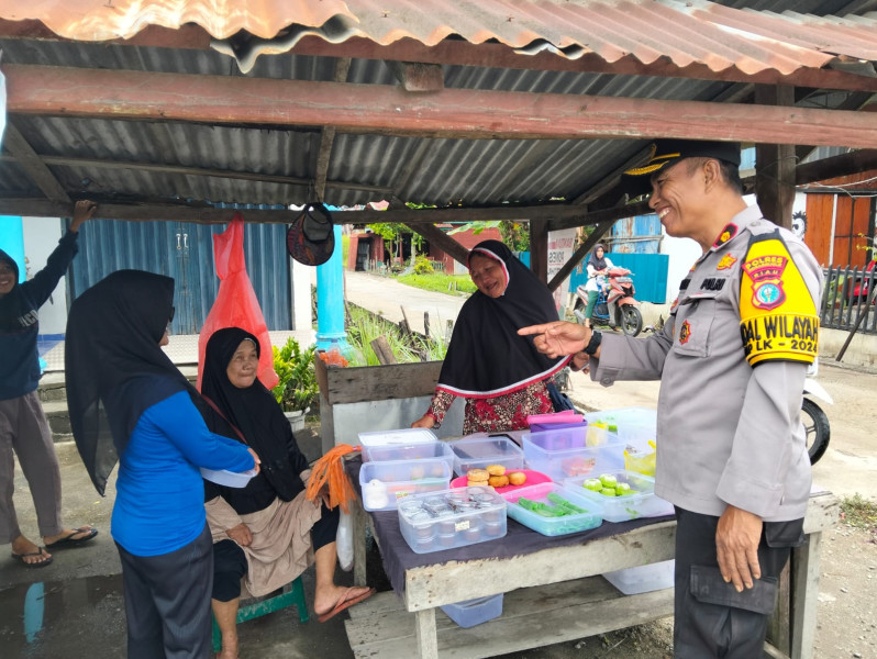 Kapolsek Kateman Ajak Masyarakat Jaga Situasi Kondusif Jelang Pilkada 2024