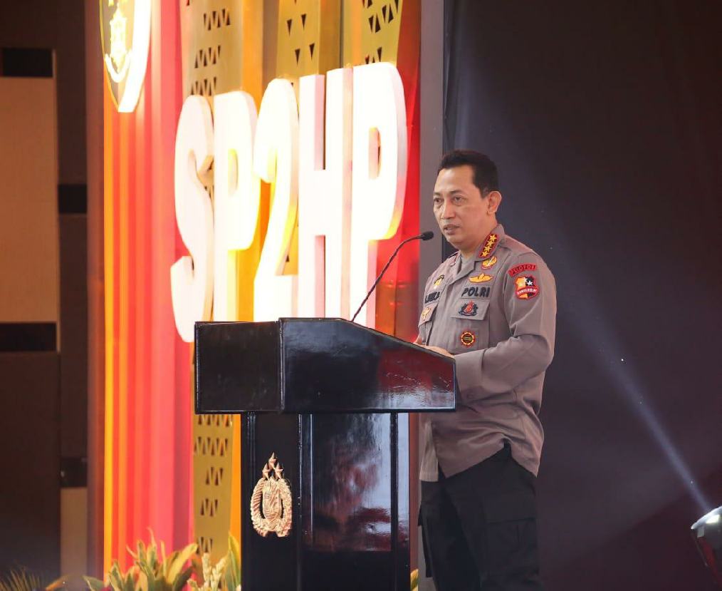 Lauching SP2HP Online, Kapolri: Semoga Tidak Ada Lagi Sumbatan Komunikasi 