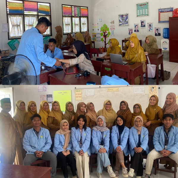 Mahasiswa Kukerta UNRI Kakukan Sosialisasi Canva Buka Wawasan Guru SDN 007 RTH untuk Menciptakan Pembelajaran Kreatif dan Inovatif