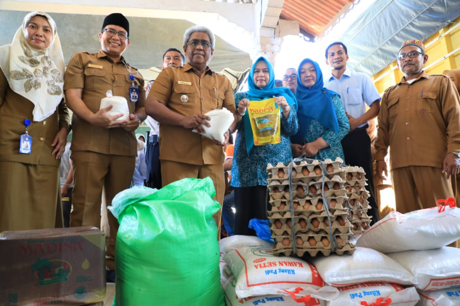 Pemkab Aceh Utara Tekan Inflasi Gelar Pasar Murah Jelang Idul Adha