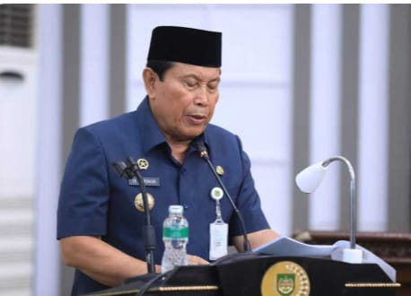 Dalam Rapat Paripurna, H. Sukiman Laporkan Pertanggungjawaban APBD 2023