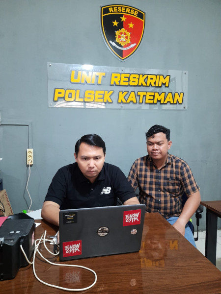 Polsek Kateman Perketat Pengawasan Media Sosial Pasca Pilkada 2024