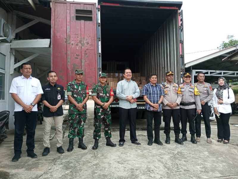 KPU Inhu Terima Surat Suara, Persiapan Pilkada 2024 Semakin Siap