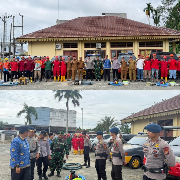 Apel Siaga Karhutla Batang Gansal, Kapolsek Tekankan Peran Bersama dan Ancaman El Nino