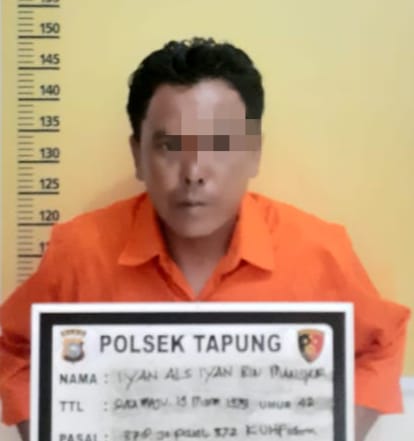 Tipu Korbannya Rp60 Juta, Pelaku Ditangkap Reskrim Polsek Tapung di Wilayah Rohul