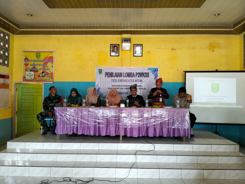 Penilaian P2WKSS, PJ Kades : Desa Simpang Kota Medan Siap