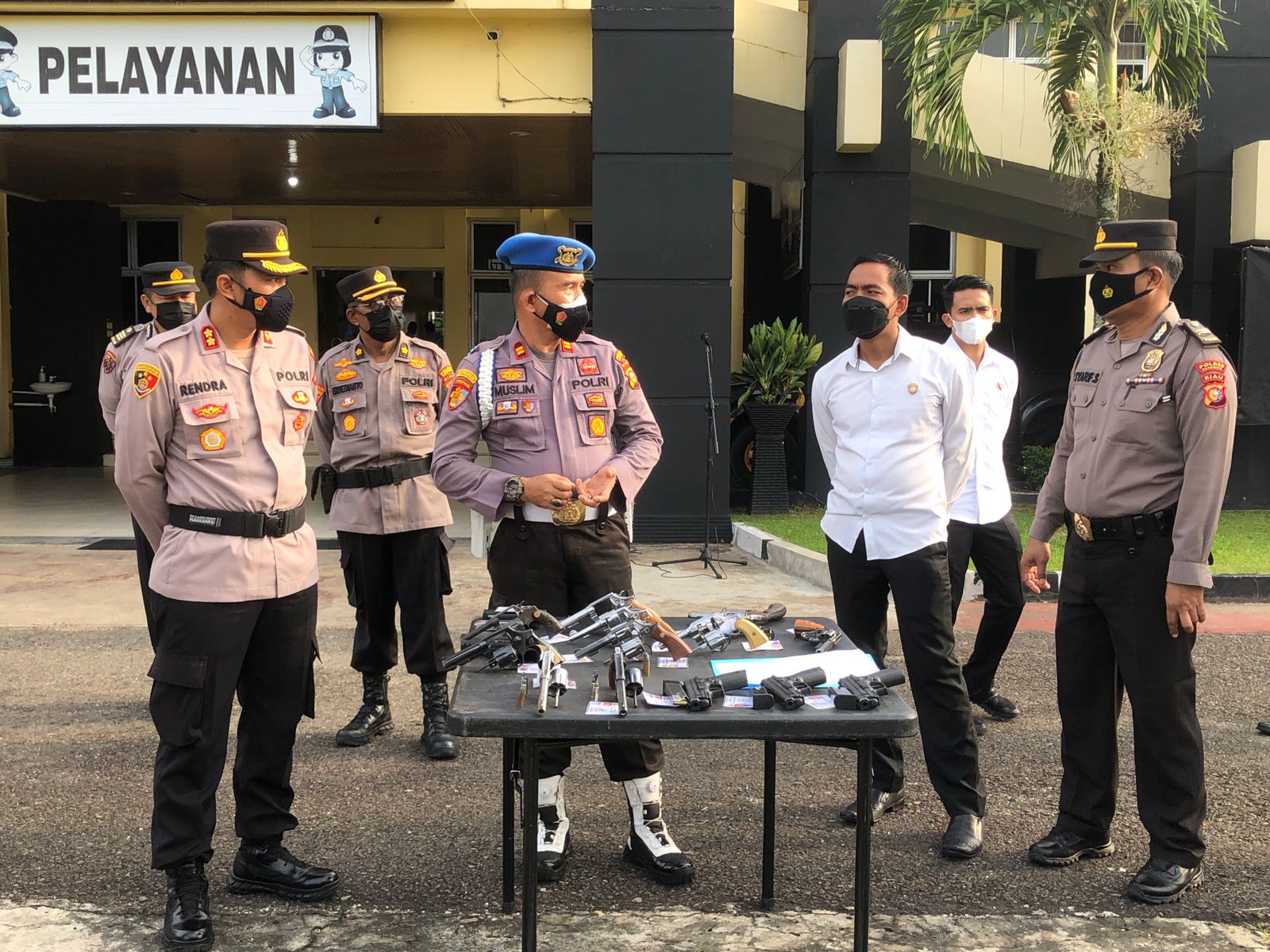 Gaktibplin, Kapolres Kuansing Tegur 5 Personel Soal Senpi