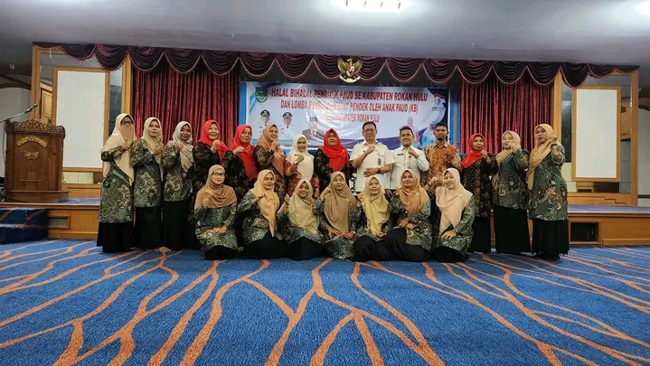 Halal Bihalal & Lomba Ayat Pendek PAUD Warnai Semangat Pendidikan Karakter Di Rokan Hulu