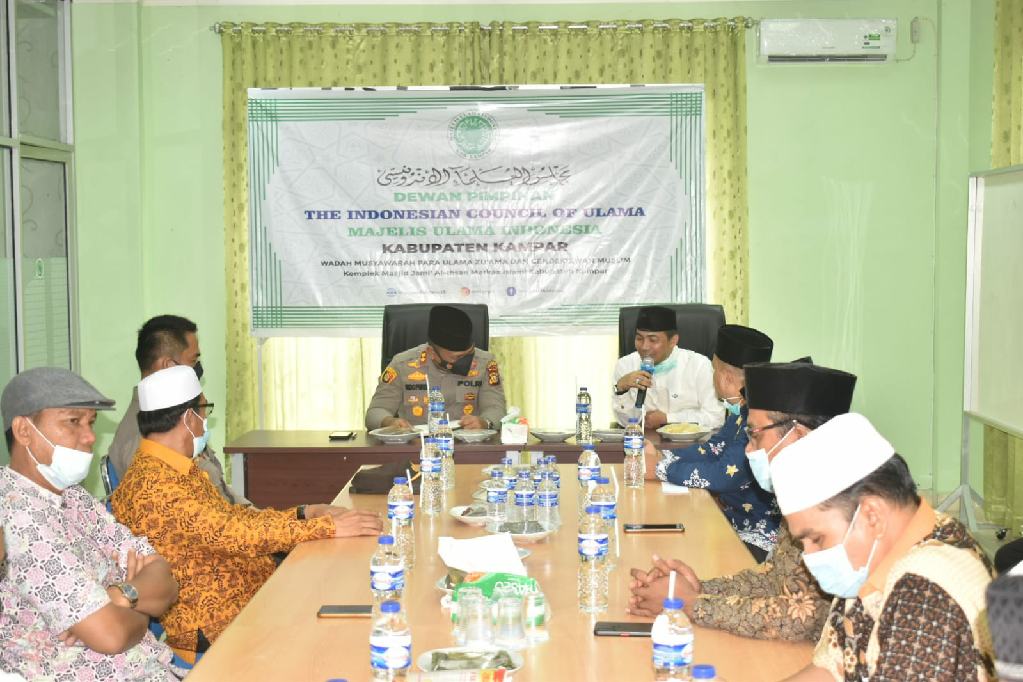 Di Awal Penugasan, Kapolres Kampar Silaturahmi dengan Jajaran MUI Kabupaten Kampar