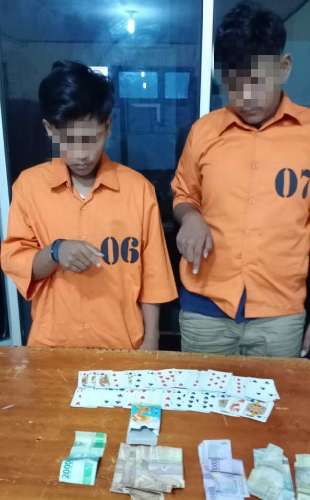 2 Pelaku Judi yang Ditangkap Polsek Tapung Ternyata Juga Pengedar Narkoba