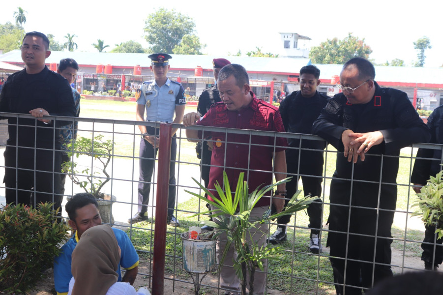 Lapas Pasir Pengaraian Dapat Kunjungan Dari Kadivmin Kemenhumkam Riau