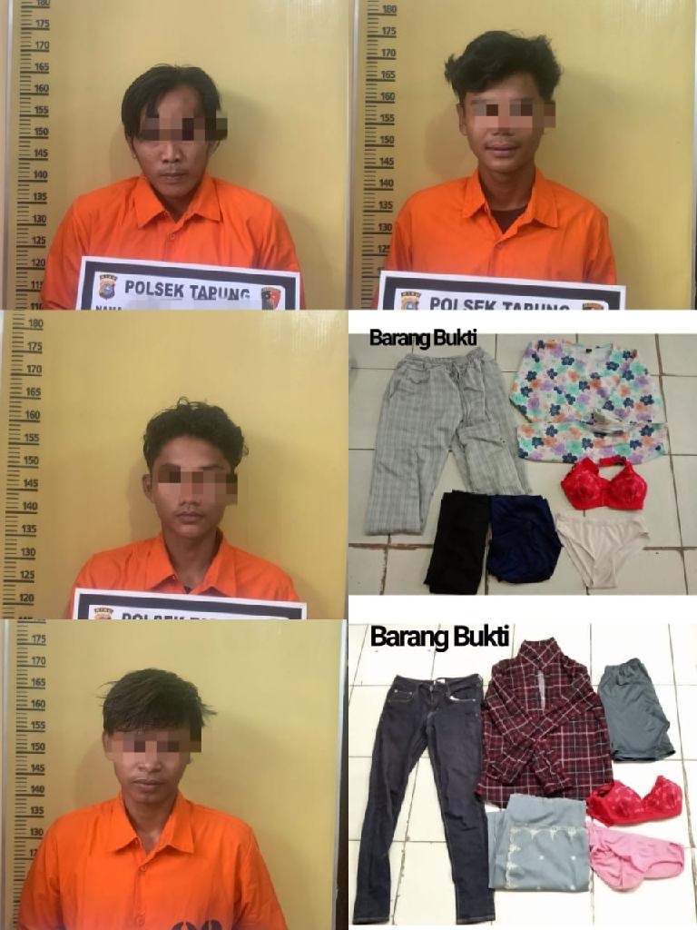 4 Pelaku Pencabulan Anak 14 Tahun Ditangkap Polsek Tapung