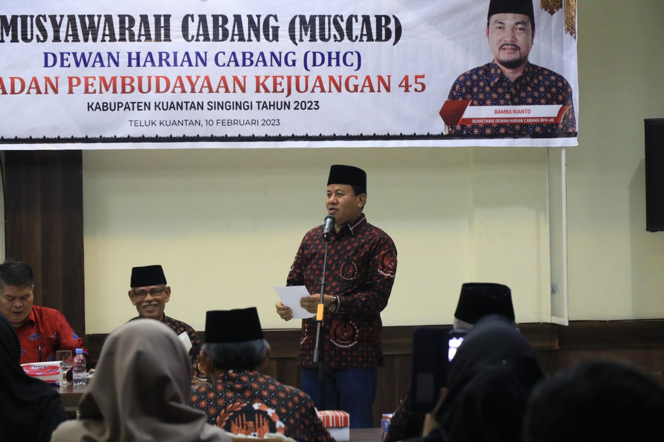 Silaturahmi Bersama Pengurus Budayakan Kejuangan 45 Plt BupatI Generasi Muda Mesti Gelorakan Semangat Juang Membangun Bangsa