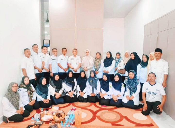 Pererat Silaturahmi, Dinas PUPR Rohil Gelar Halal Bihalal di Rumah Dinas Kadis