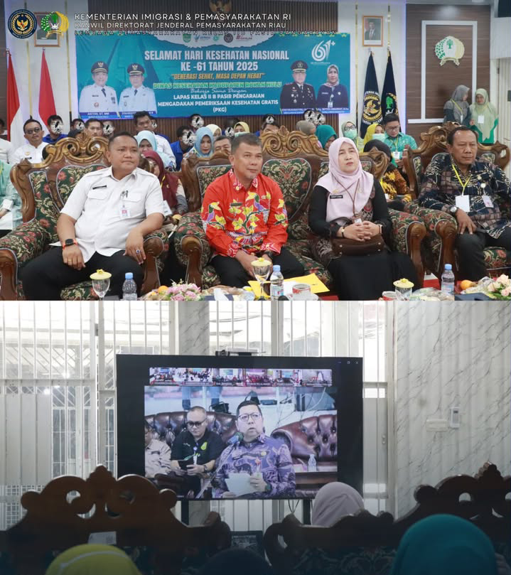 Peringati HKN ke-61, Lapas Pasir Pangaraian Wujudkan Generasi Sehat Lewat Cek Kesehatan Gratis