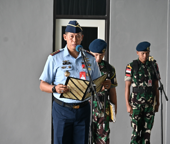 Danlanud RSA Natuna Sampaikan Hasil Rakor dengan Presiden RI