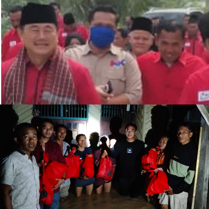 H Halim Salurkan Bantuan Sembako Terhadap Warga Dusun Pasogik Sentajo Raya