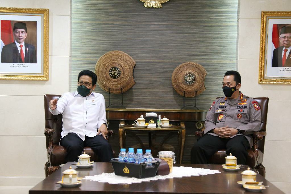 Audiensi dengan Mendes PDTT, Kapolri Pastikan Pendampingan Terkait Penggunaan Dana Desa 