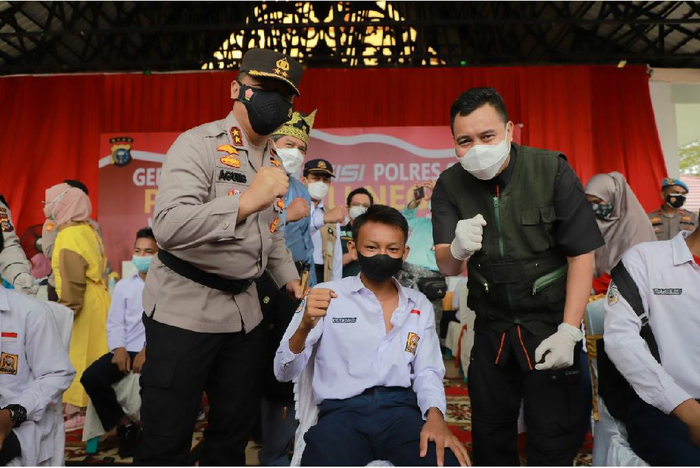 Tak Kenal Siang Malam, Selama 5 Hari Vaksinasi Polda Riau Suntikkan 342.574 Dosis Vaksin