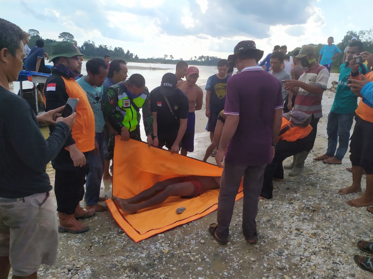 Upaya Pencarian Warga Tenggelam, Tim Gabungan Temukan Korban 300 Meter Dari TKP