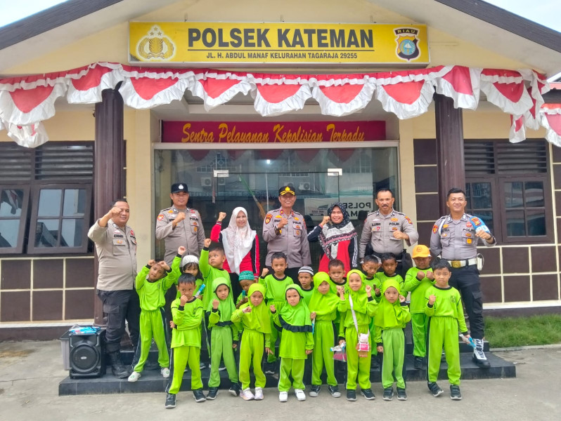 Polsek Kateman Semakin Dekat dengan Masyarakat
