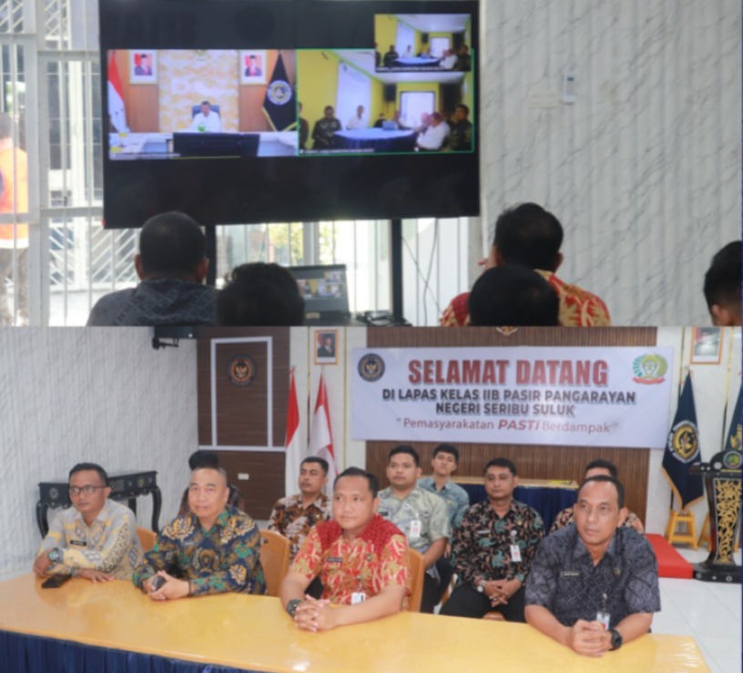 Kalapas Pasir Pangaraian Dan Jajaran Ikuti Arahan Dirjenpas