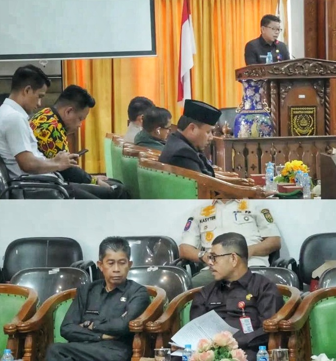 Hadiri Paripurna Jawaban Atas Pandangan Fraksi DPRD Bupati Kuansing Diwakili Pj. Sekda Masukan Dan Saran  DPRD Bagian Penting Dalam Pengawasan