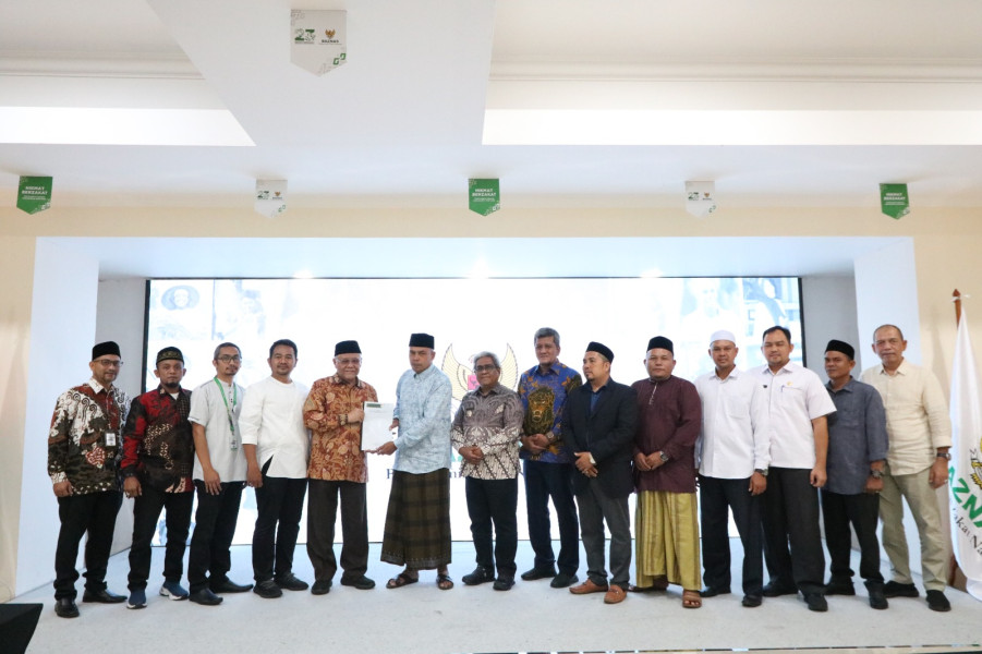 Masalah Kemiskinan Ektrim Di Aceh Utara PJ Bupati Mahyuzar Bawa ke Baznas RI