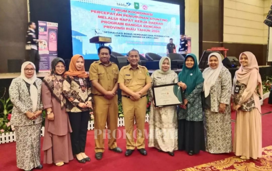 Pemkab Inhu Raih Penghargaan Terbaik III Pengelola SIGA se Provinsi Riau