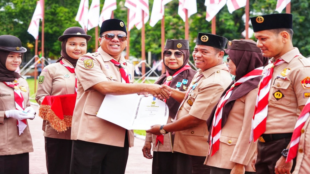 Jadi Irup Di Hari Pramuka Ke-63, Waka Bina Muda Kwarda Riau Apresiasi Kepemimpinan Bupati Suhardiman