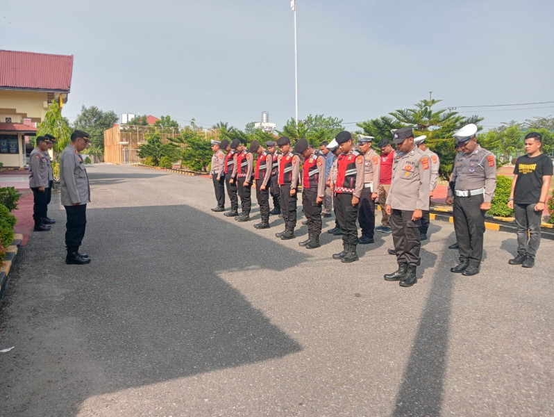 Polres Aceh Utara Siagakan Personel Amankan Libur Hari Panjang