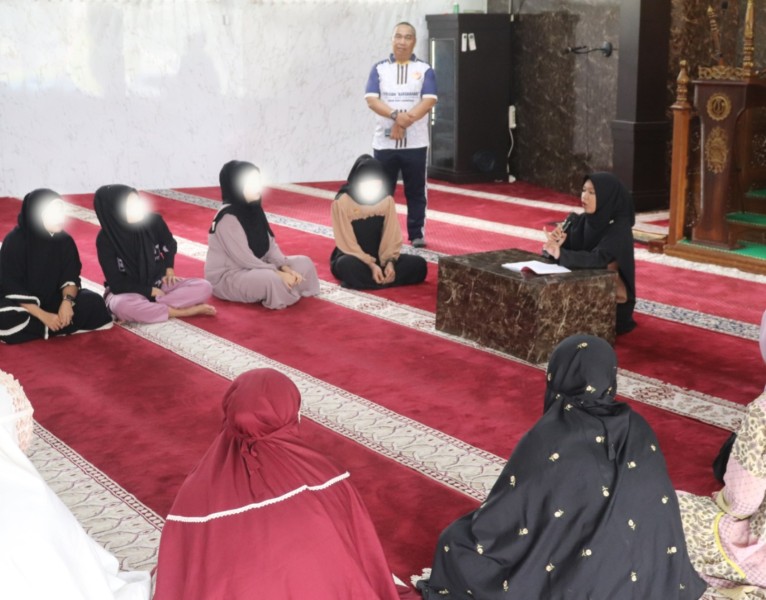 Lapas Pasir Pangaraian Gelar Pembinaan Kerohanian Bagi WBP Perempuan Di Bulan Ramadhan
