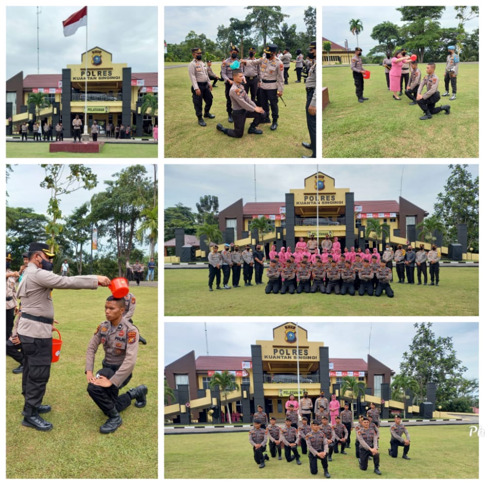 Pembaretan 16  Bintara Remaja Polres Kuansing