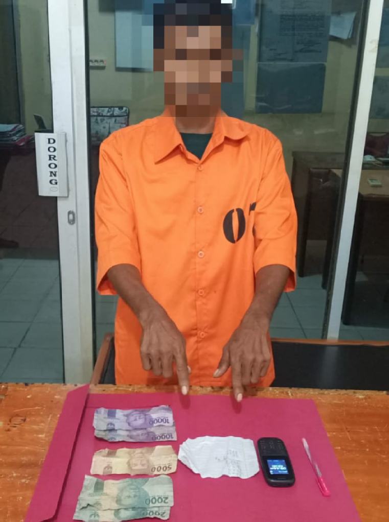 Jual Nomor Judi Togel di Kedai Tuak, Warga Desa Pelambaian Tapung ini Ditangkap Polisi