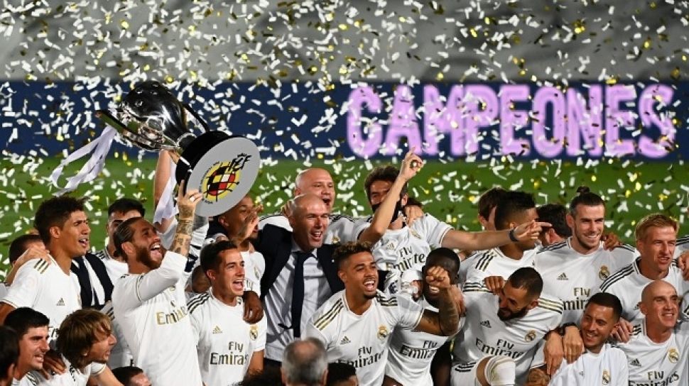Real Madrid Juara Liga Spanyol, Zidane: Ini Lebih Bahagia dari Liga Champions