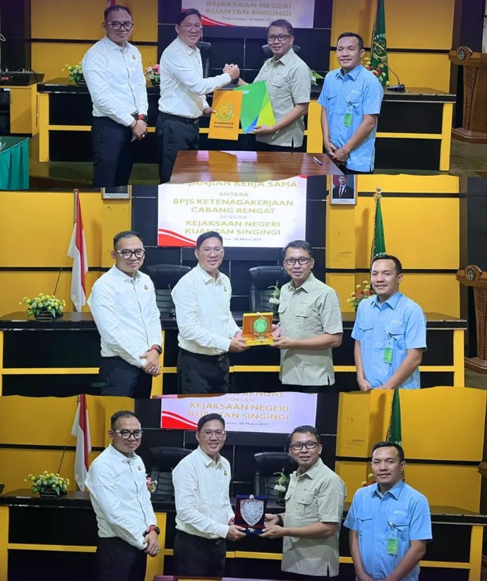 Kejaksaan Negeri Kuantan Singingi Dukung Penuh BPJS Ketenagakerjaan