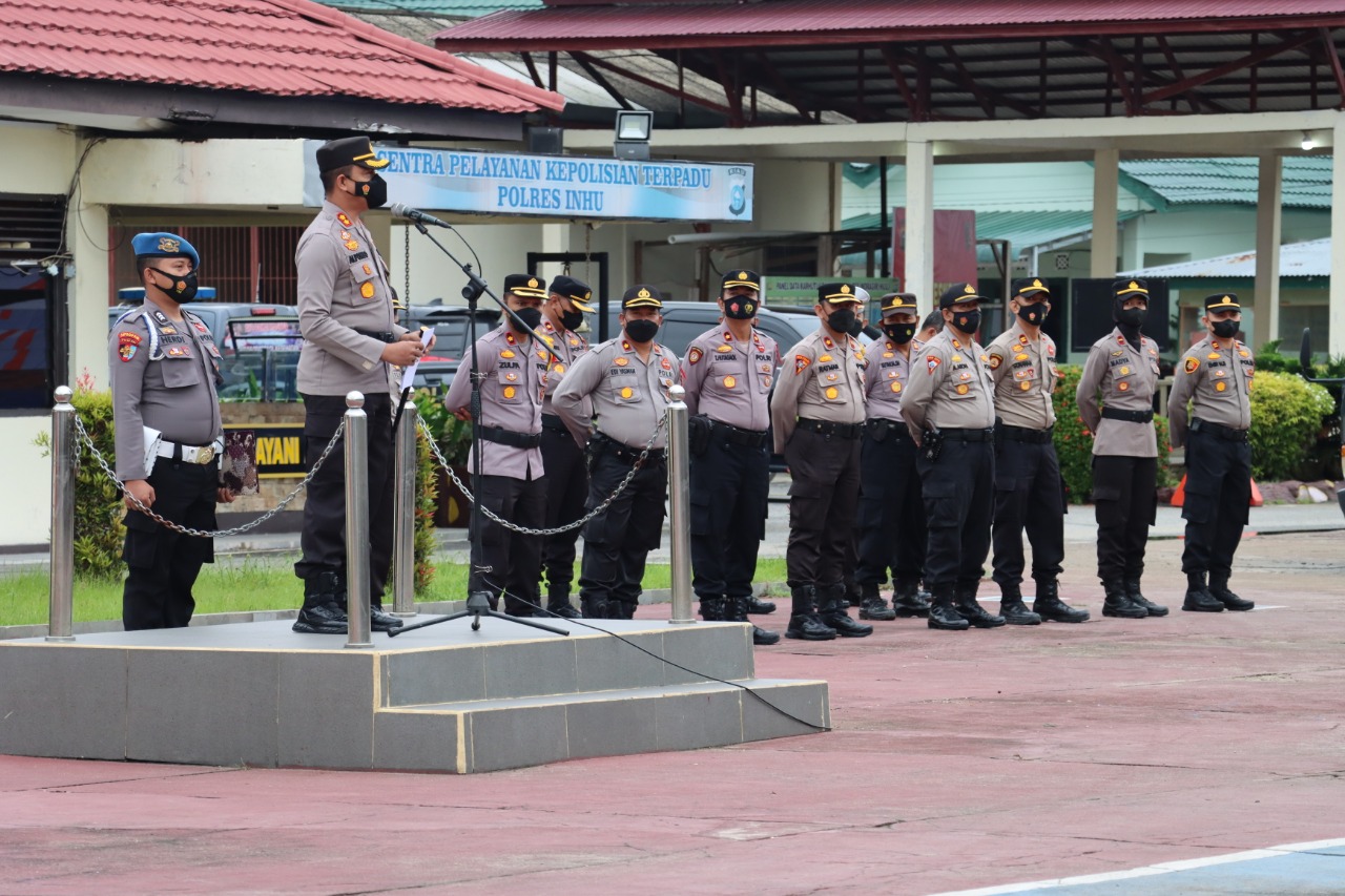 Ini Jumlah Personel Polres Inhu Yang Naik Pangkat Periode 1 Januari 2022