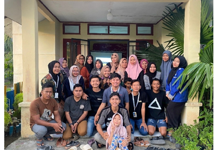 Zaman Sudah Digital! : Mahasiswa KKN MBKM Unri Gelar Kelas Digital Marketing dengan Mengundang Pelaku UMKM di Kampung Bandar Pedada