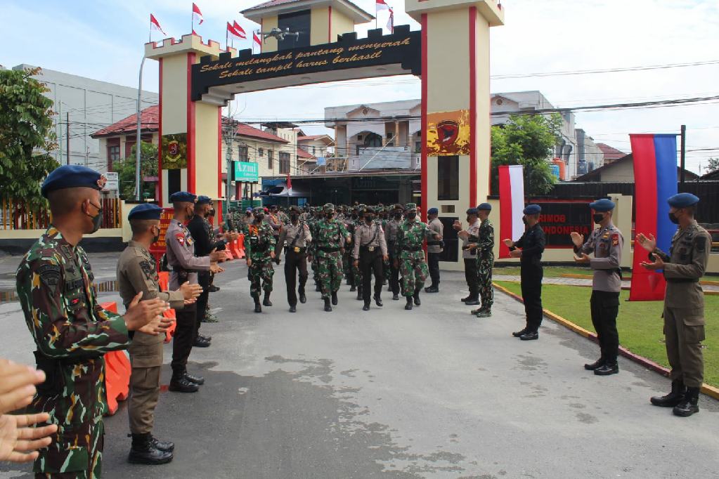 Kunjungan Dikmaba TNI AD dan DiktukBa Polri Disambut Hangat oleh Dansat Brimob Polda Riau