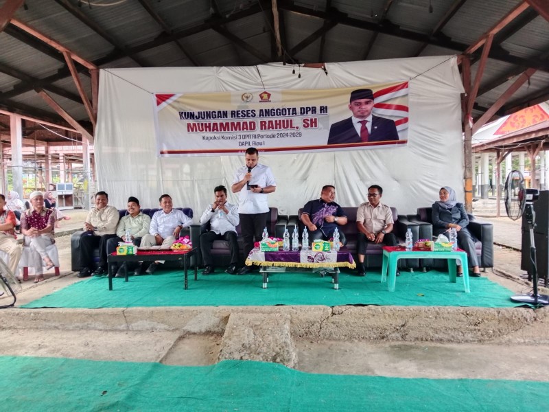 Muhammad Rahul Serap Aspirasi Masyarakat Rohul Saat Reses di Rambah Tengah Hilir