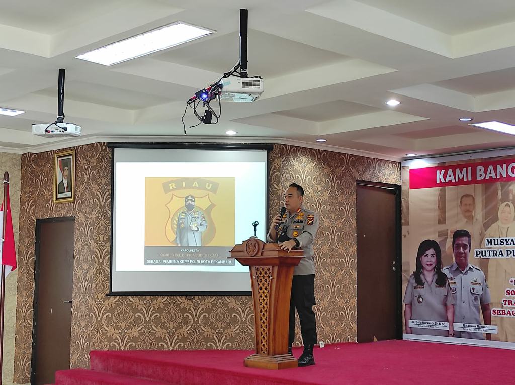 Musyawarah Resor KBPP Polri Kota Pekanbaru Resmi Dibuka Kapolresta 
