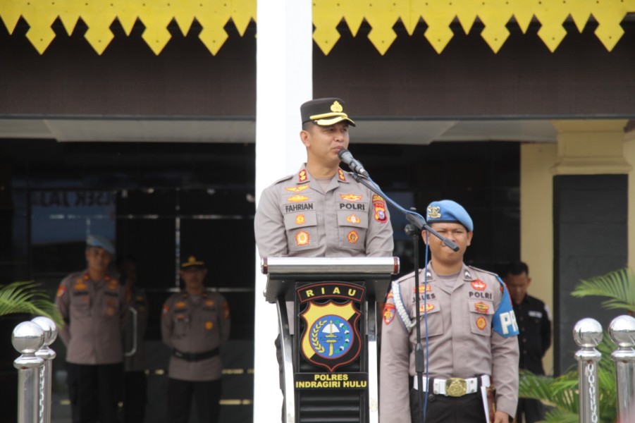 Kapolres Inhu Pimpin Apel Launching Pamapta, Apa Fungsi dan Tugasnya?