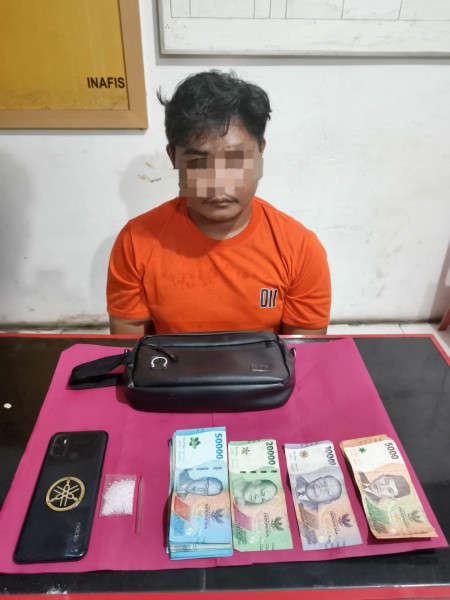 Polsek Kateman Ungkap Kasus Penyalahgunaan Narkotika Satu Pelaku Diamankan