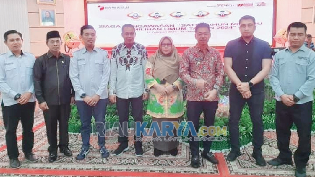 Wakil Ketua DPRD Rohil Hadiri Siaga Pengawasan 1 Tahun Menuju Pemilu 2024