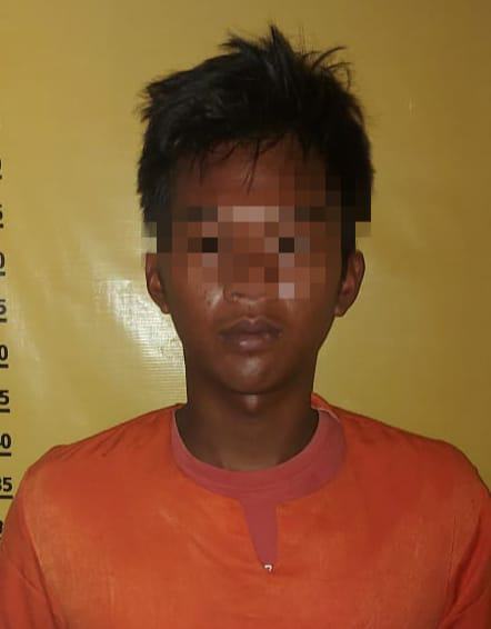 Satpam PT. Naga Mas Tangkap Pelaku Curas lalu Serahkan ke Polsek Tapung Hilir 