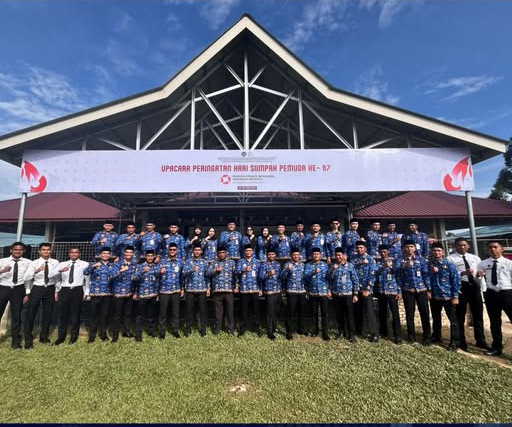 Semangat Persatuan Menggema di Balik Jeruji: Lapas Pasir Pangaraian Gelar Upacara Sumpah Pemuda ke-97 dengan Khidmat