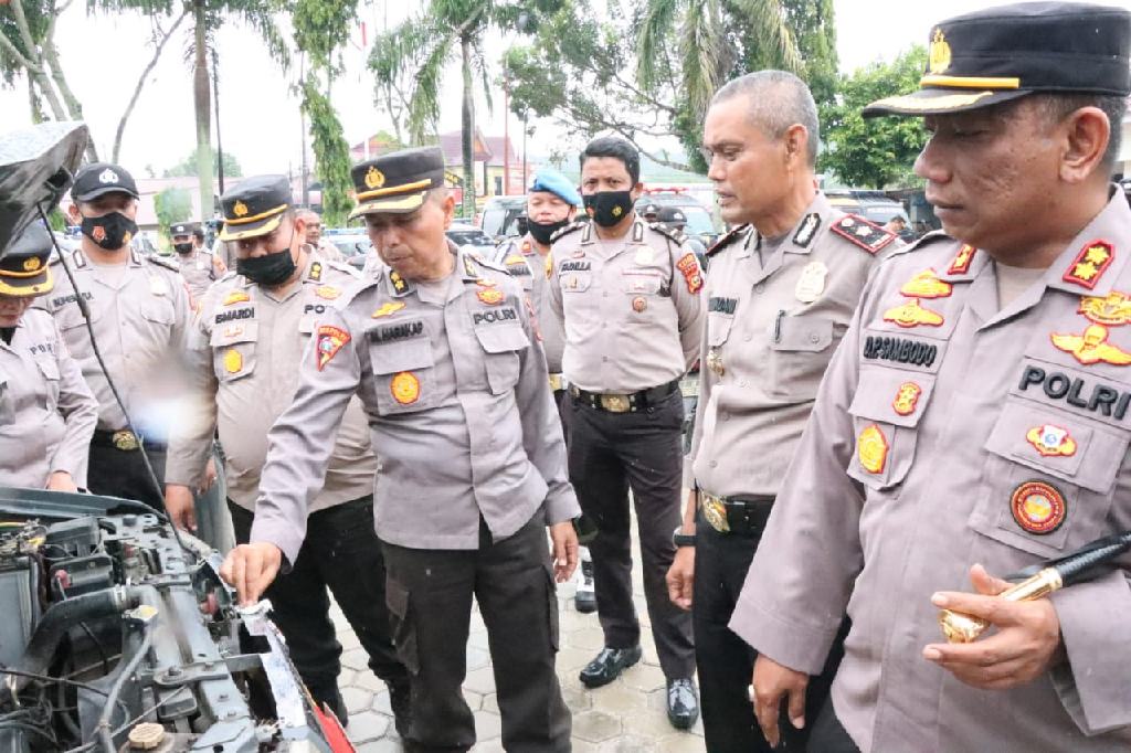 Biro Logistik Polda Riau Laksanakan Supervisi di Polres Kampar