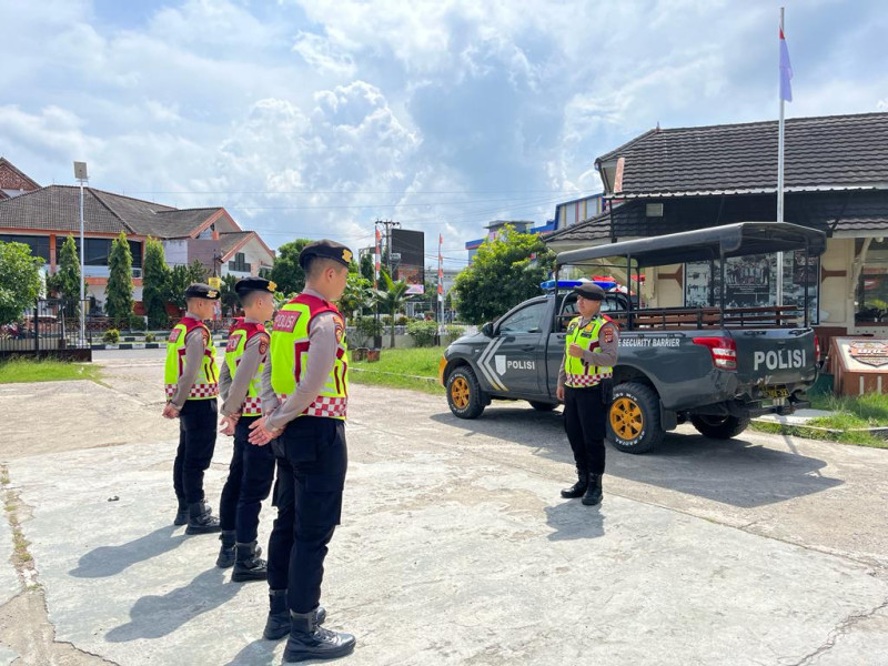 Demi Untuk Mewujudkan Kamtibmas Kondusif, Personel Polres Lhokseumawe Ritin Patroli di Lokasi Publik