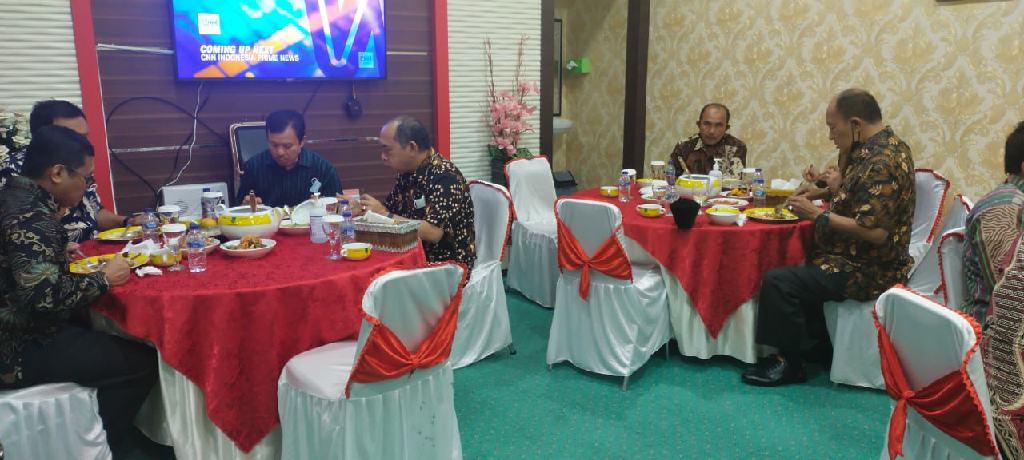 Wakili Kapolres Rohil, Kapolsek Bangko Hadiri Ramah Tamah dengan Kepala Kanwil BPN Provinsi RI