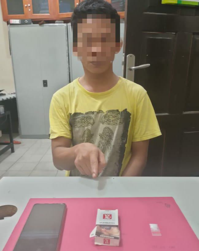 Lagi, Pelaku Narkoba Ditangkap Satresnarkoba Polres Kampar di Desa Tanjung Sawit